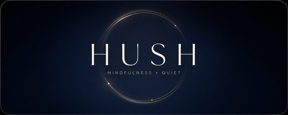 The HUSH snowglobe, mid-settle